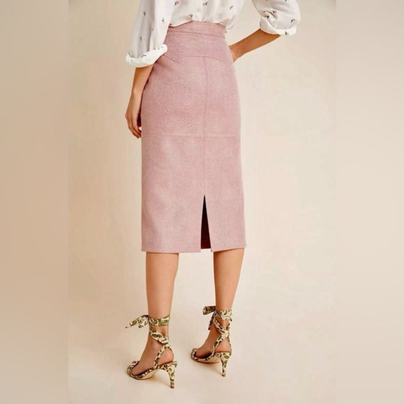 Anthropologie Current Air Clarisa Pencil Skirt
Subtle Pink Snake Print, size 10 - Picture 3 of 9